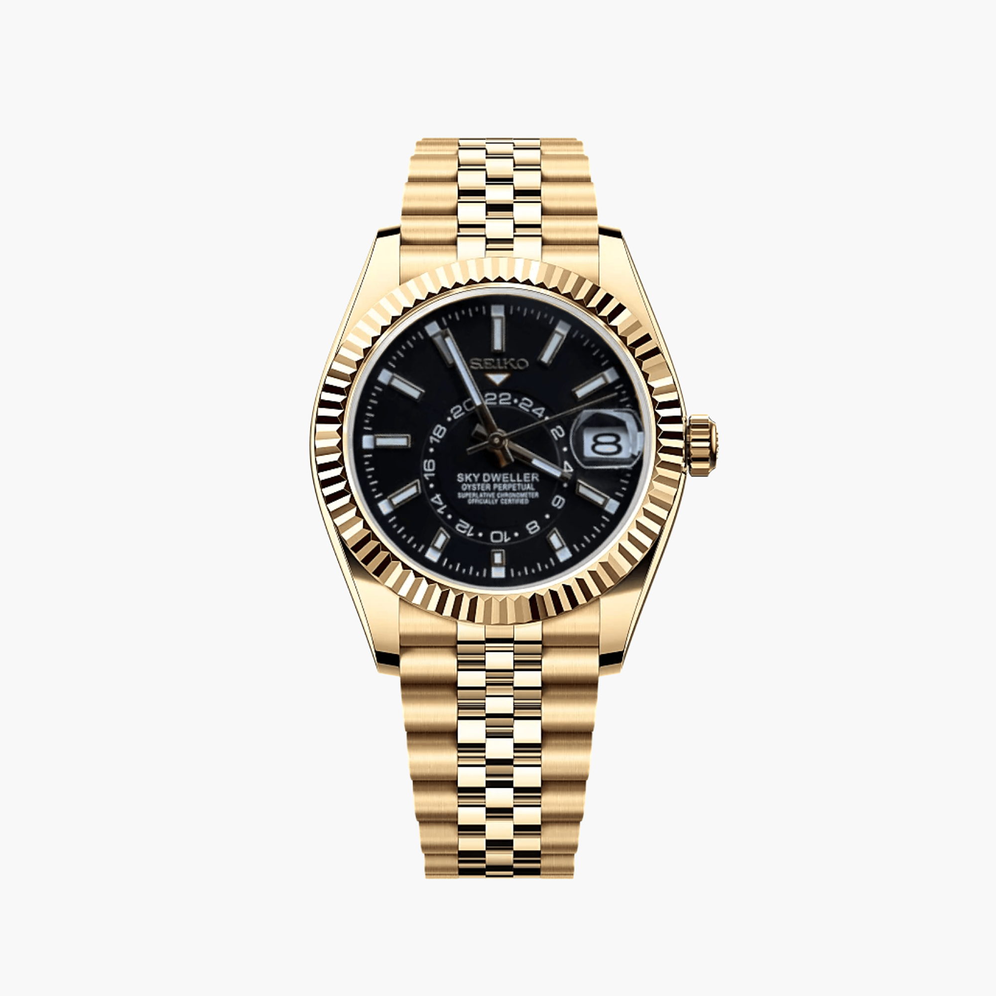 SeikoDweller Gold/ Black