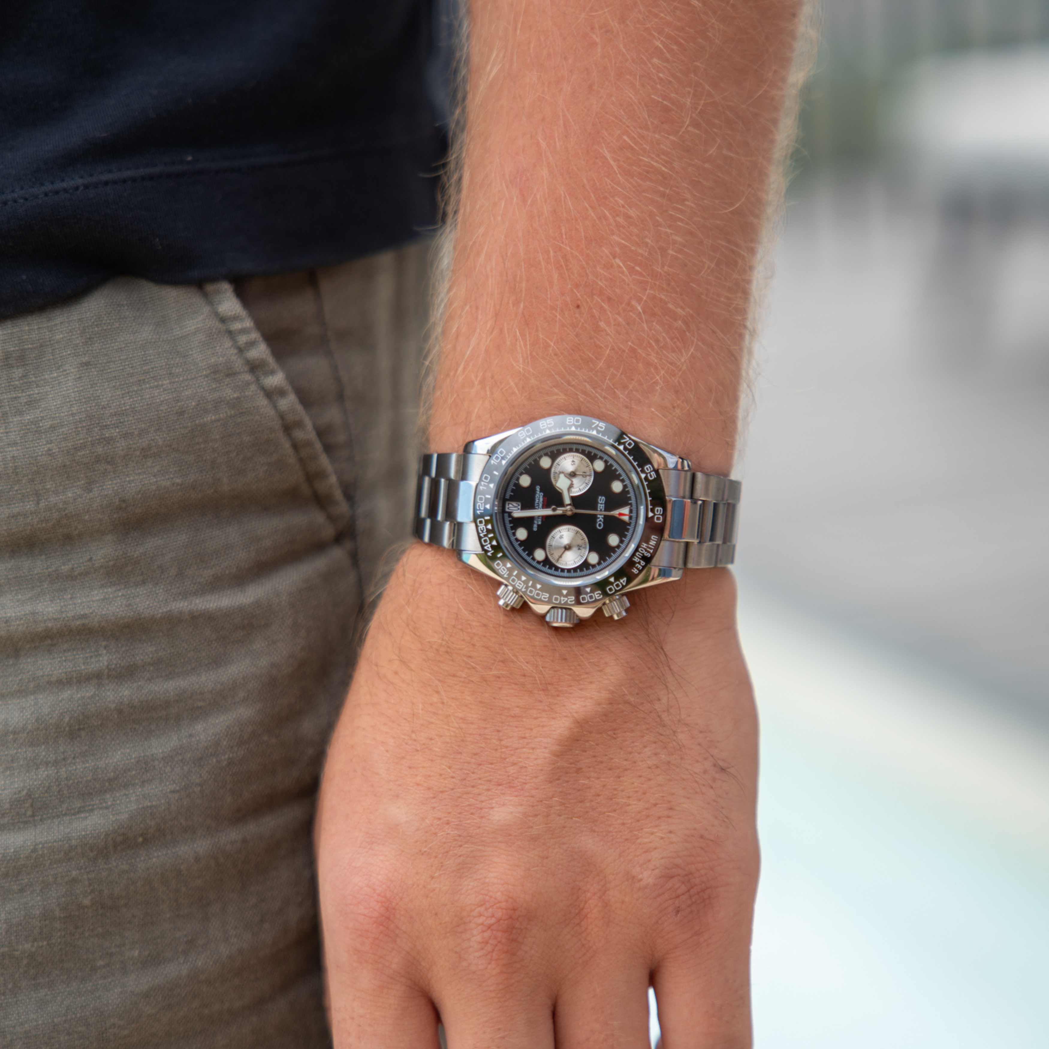 TUDEIKO Chrono Racing Black